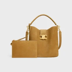 MEDIUM LOUISE BAG in SUEDE CALFSKIN