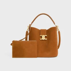 MEDIUM LOUISE BAG in SUEDE CALFSKIN