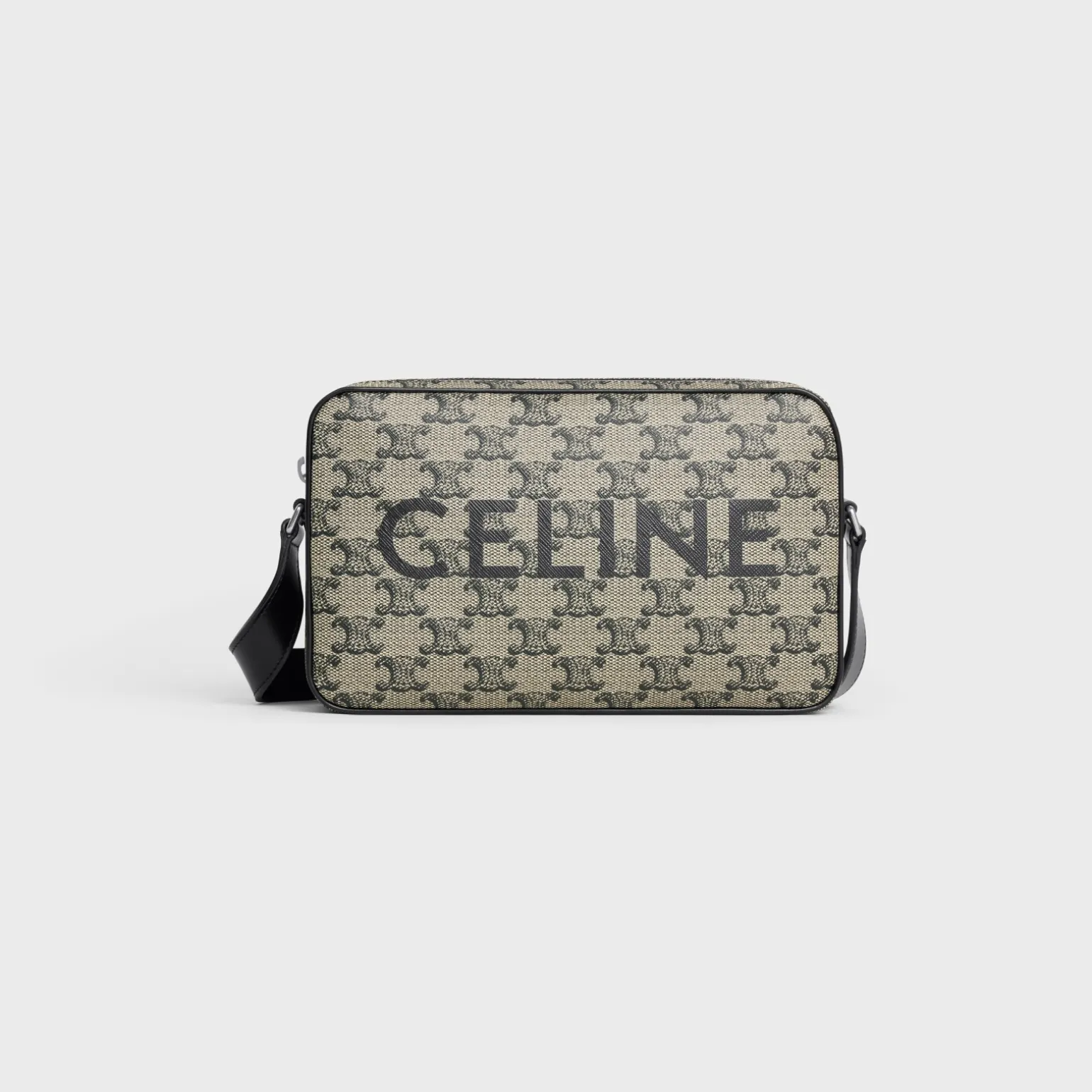 Medium Messenger Bag in TRIOMPHE CANVAS WITH CELINE PRINT