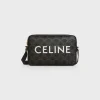 Medium Messenger Bag in Triomphe Canvas with Celine Print