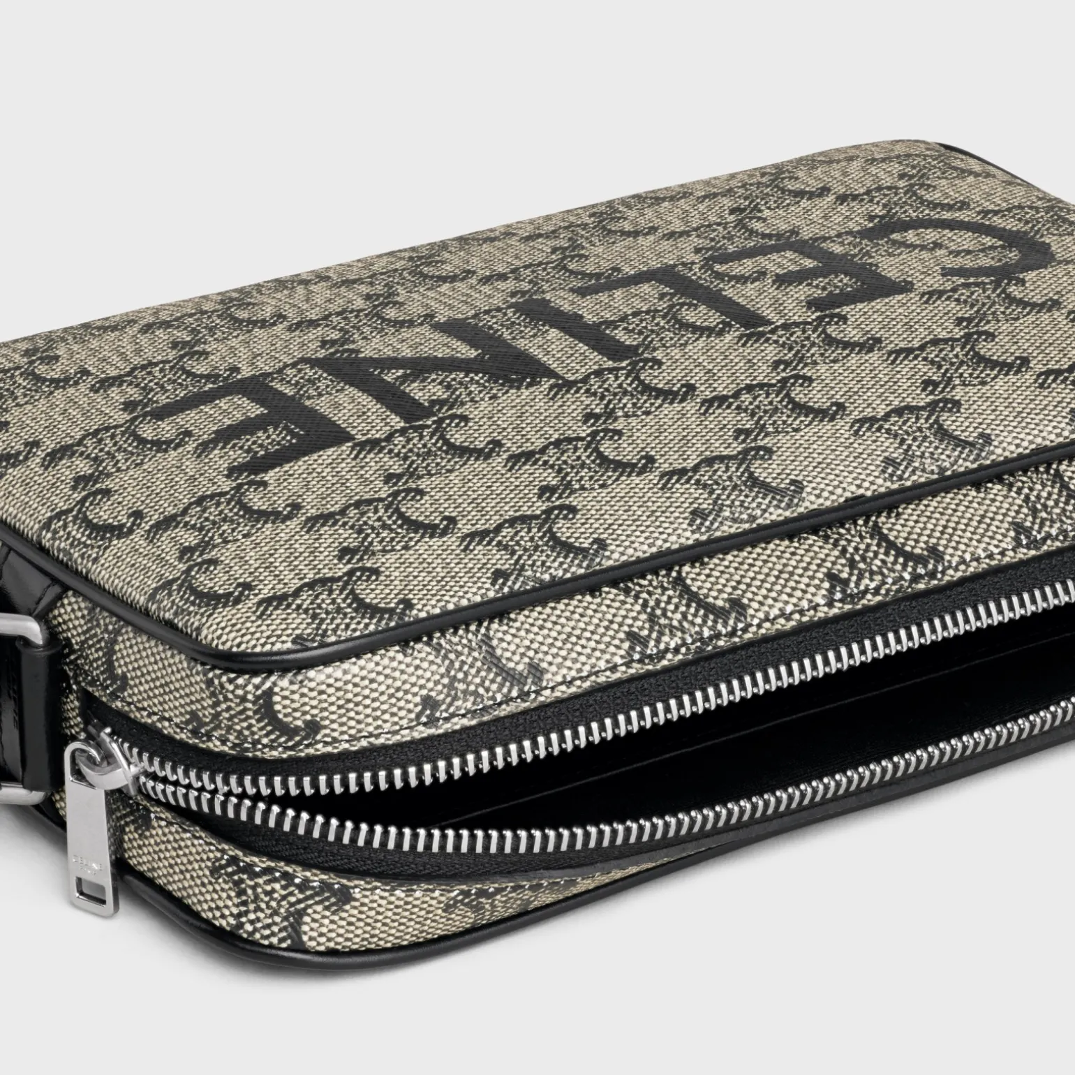 Medium Messenger Bag in TRIOMPHE CANVAS WITH CELINE PRINT