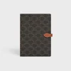 MEDIUM NOTEBOOK COVER IN TRIOMPHE CANVAS AND CALFSKIN