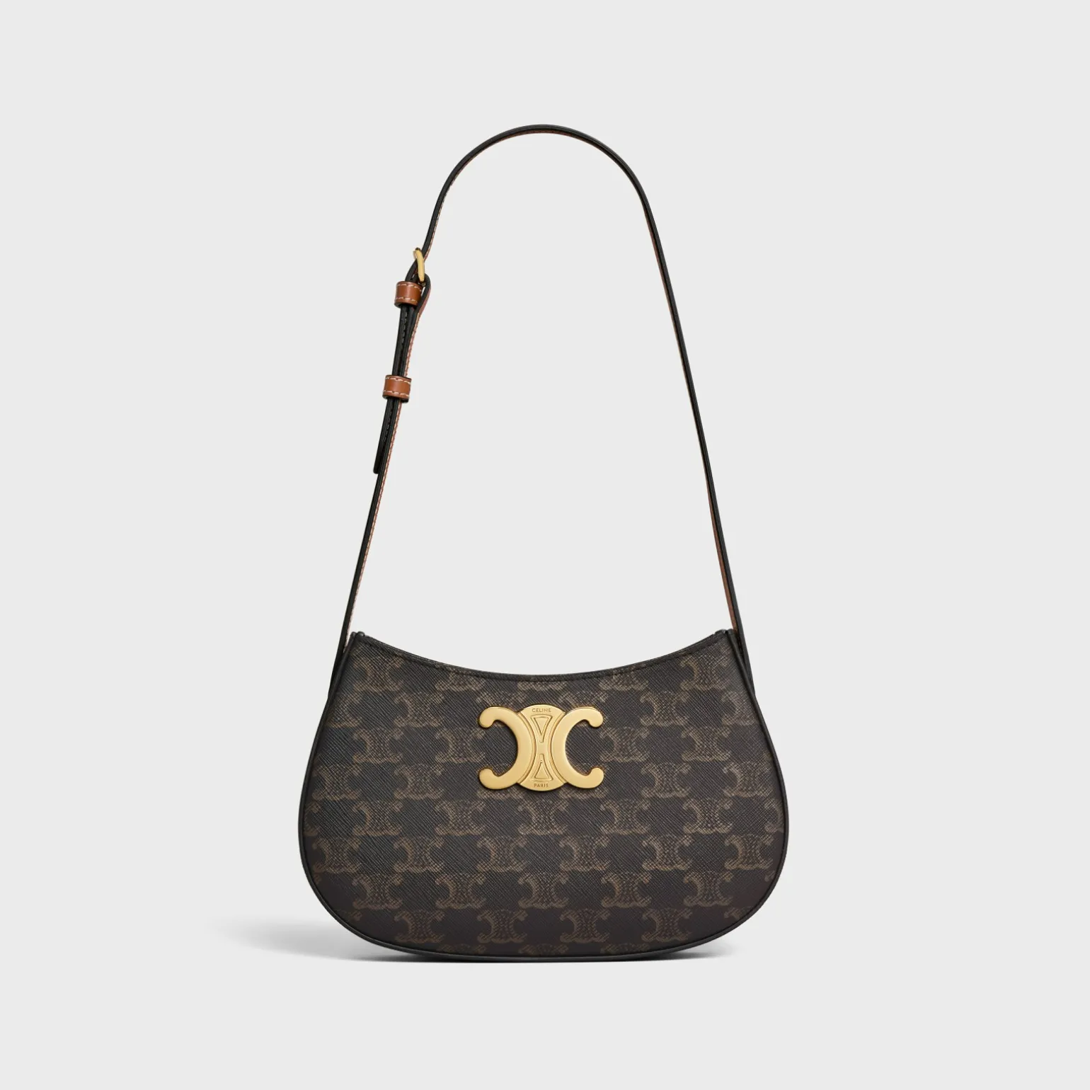 MEDIUM TILLY BAG in Triomphe canvas and calfskin