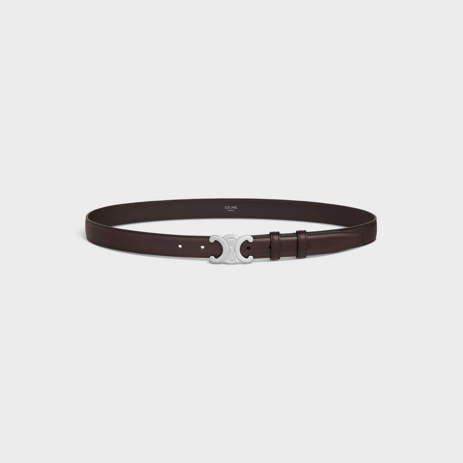 Medium Triomphe Belt in Natural Calfskin