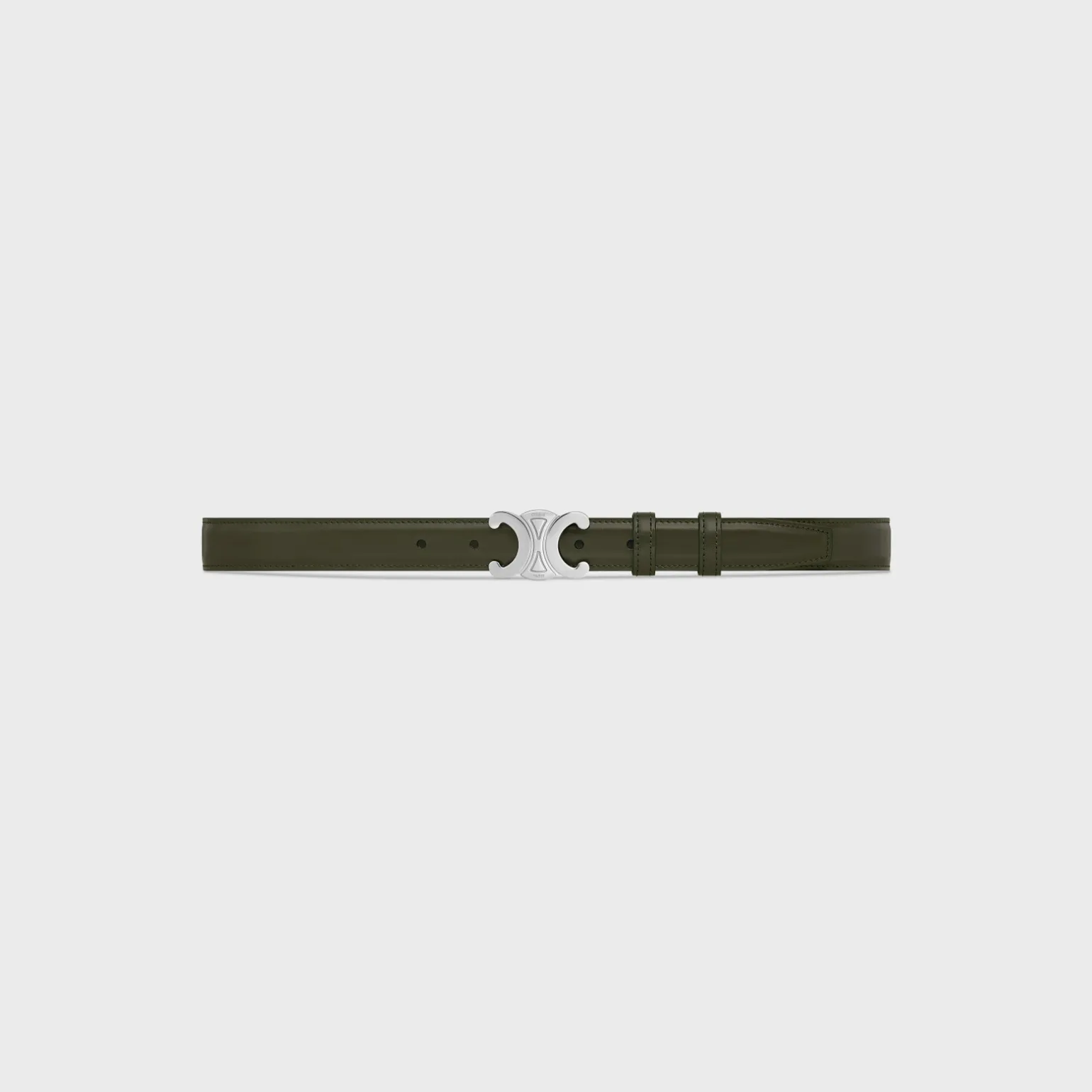Medium Triomphe Belt in Taurillon Leather