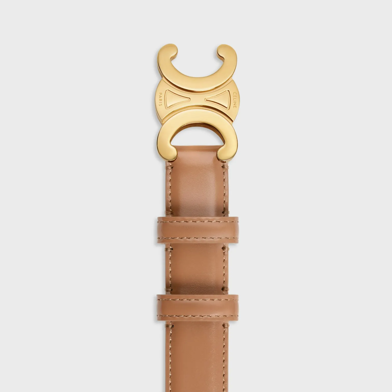 Medium Triomphe Belt in Taurillon Leather