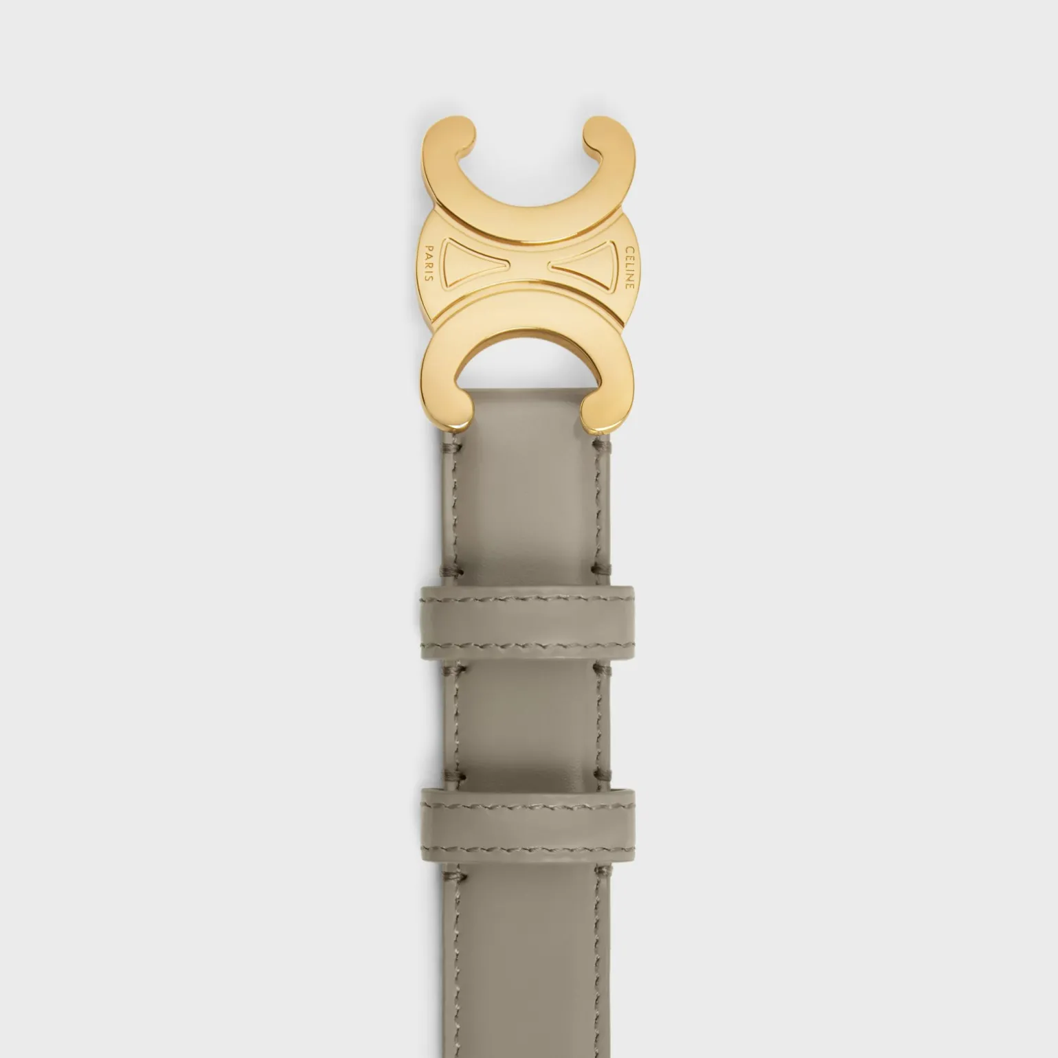 Medium Triomphe Belt in Taurillon Leather