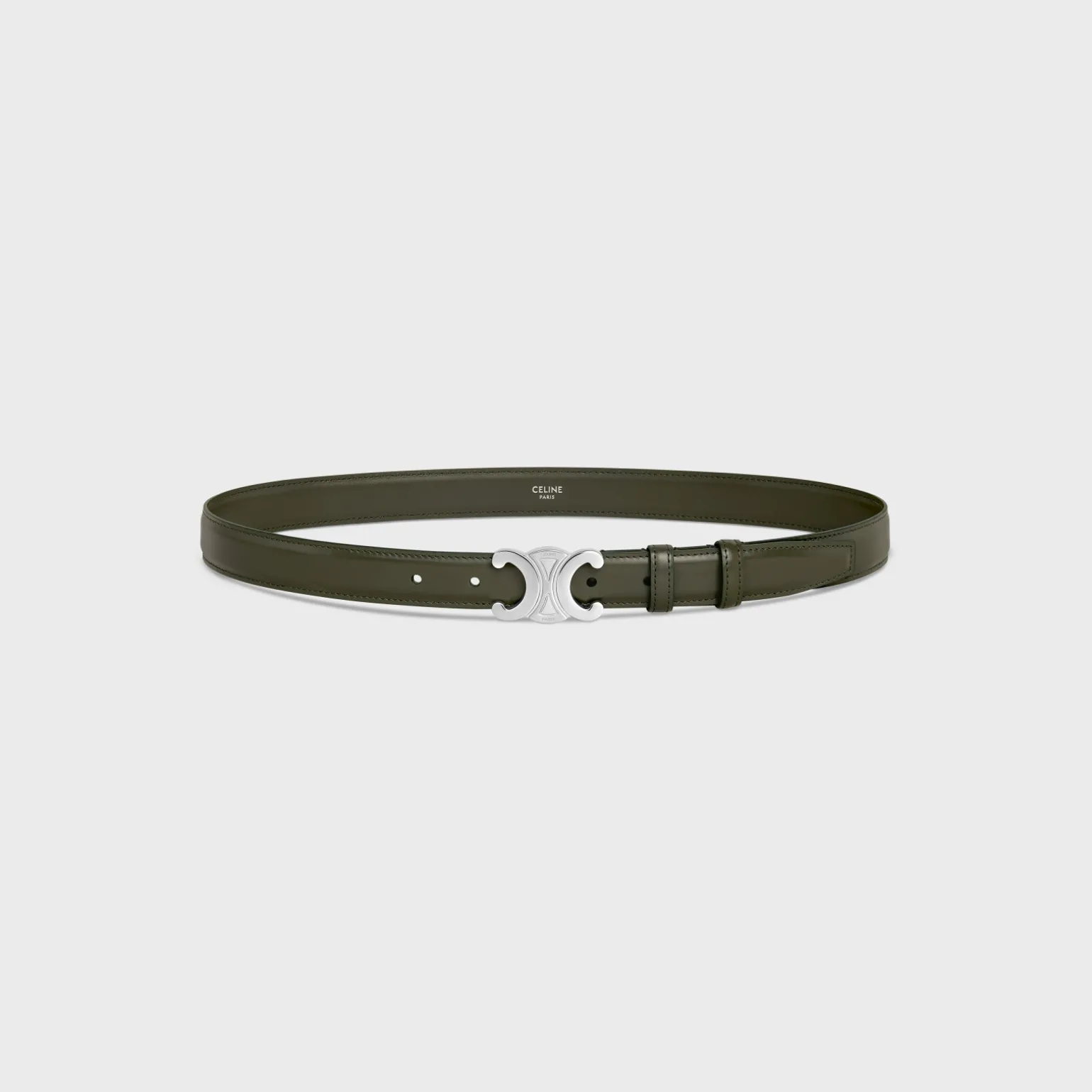 Medium Triomphe Belt in Taurillon Leather