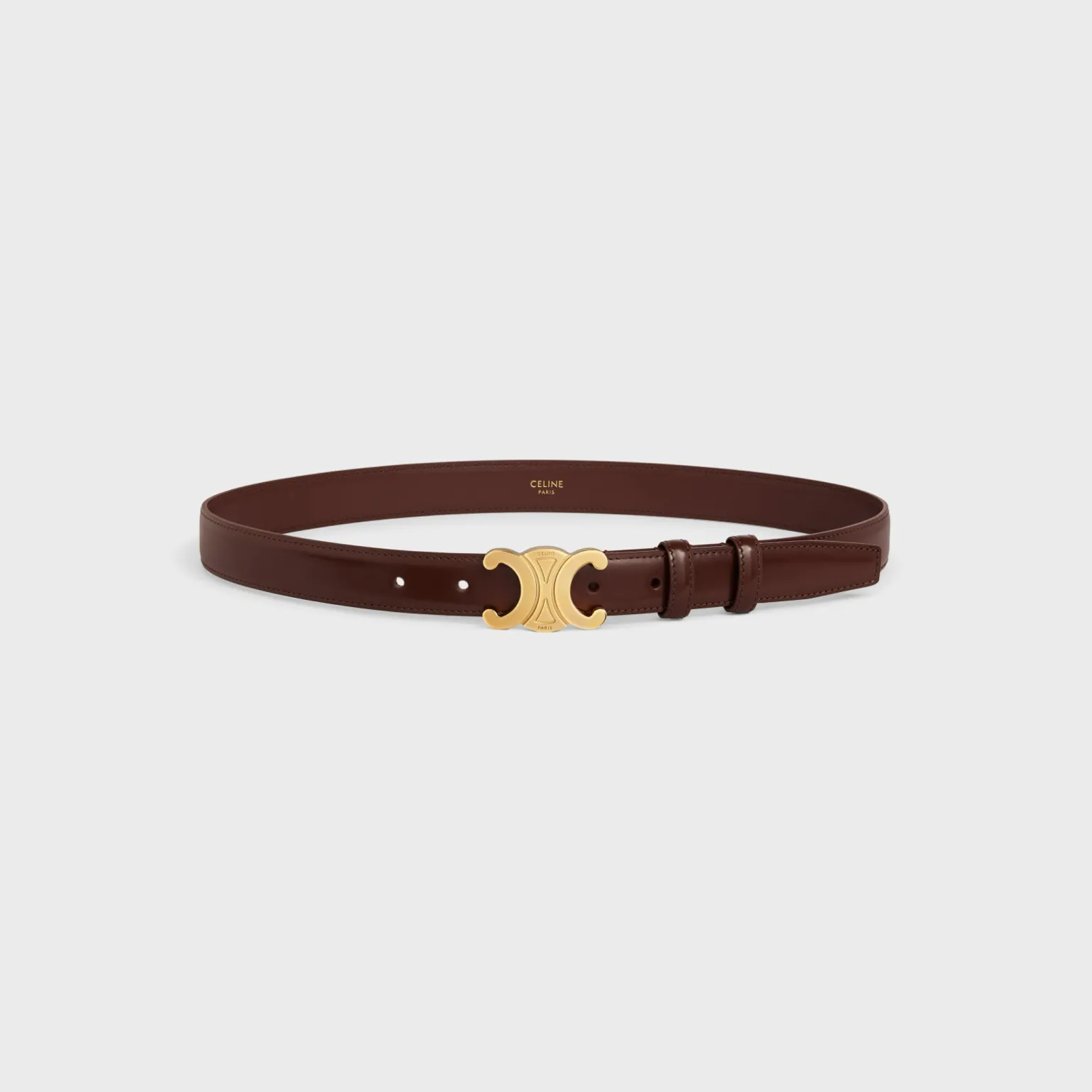 Medium Triomphe Belt in Taurillon Leather