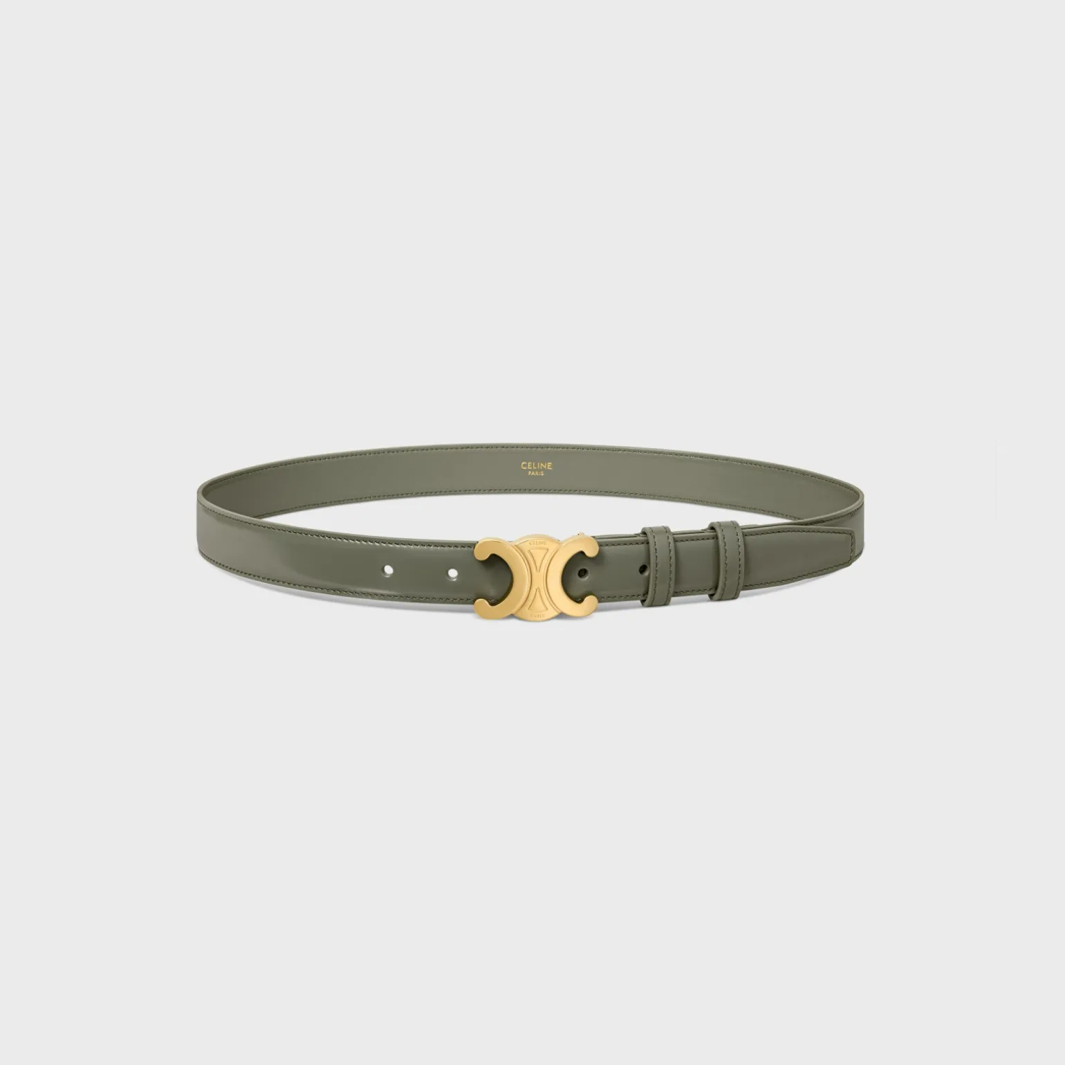 Medium Triomphe Belt in Taurillon Leather