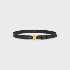 Medium Triomphe Belt in Taurillon Leather