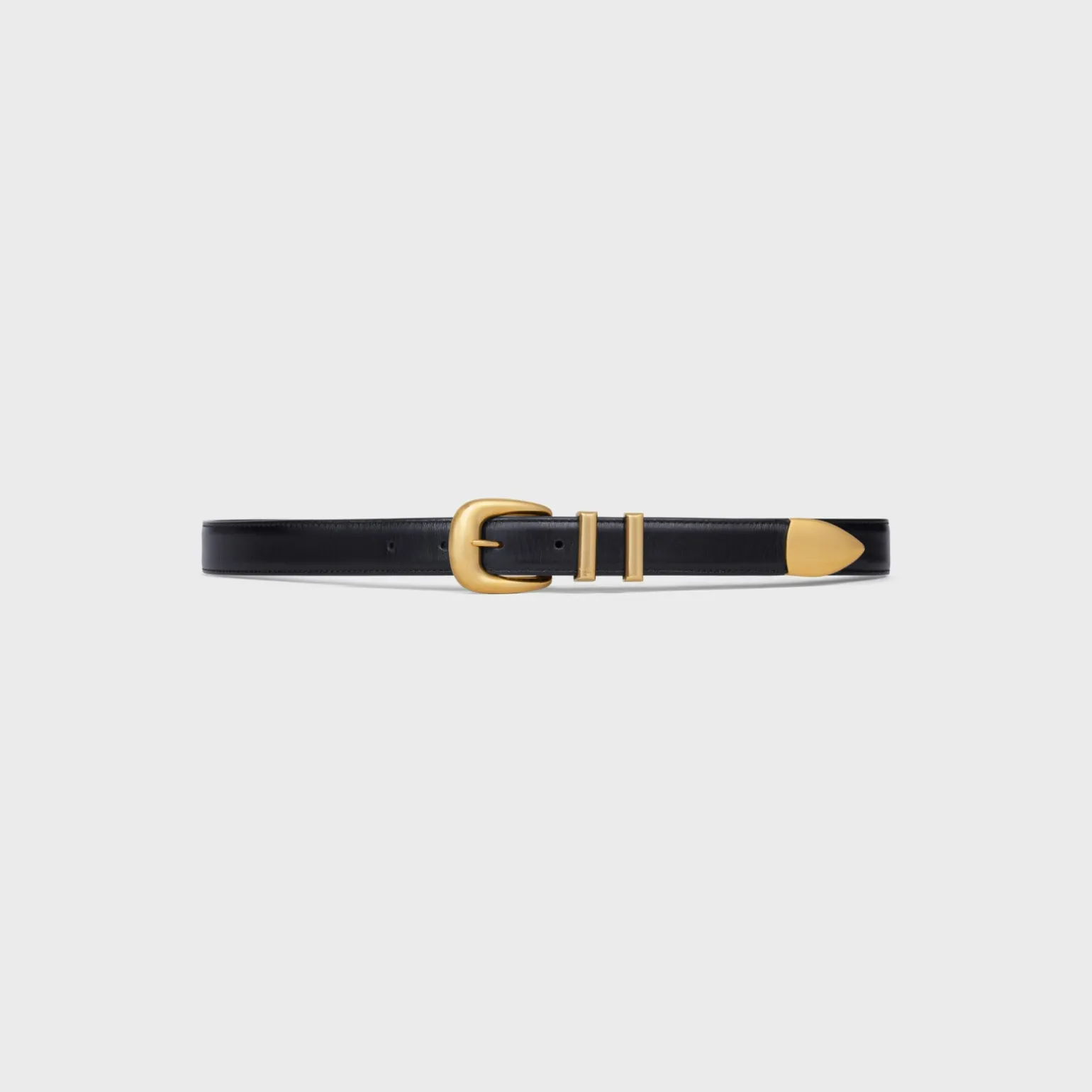 MEDIUM WESTERN BELT in Taurillon Leather