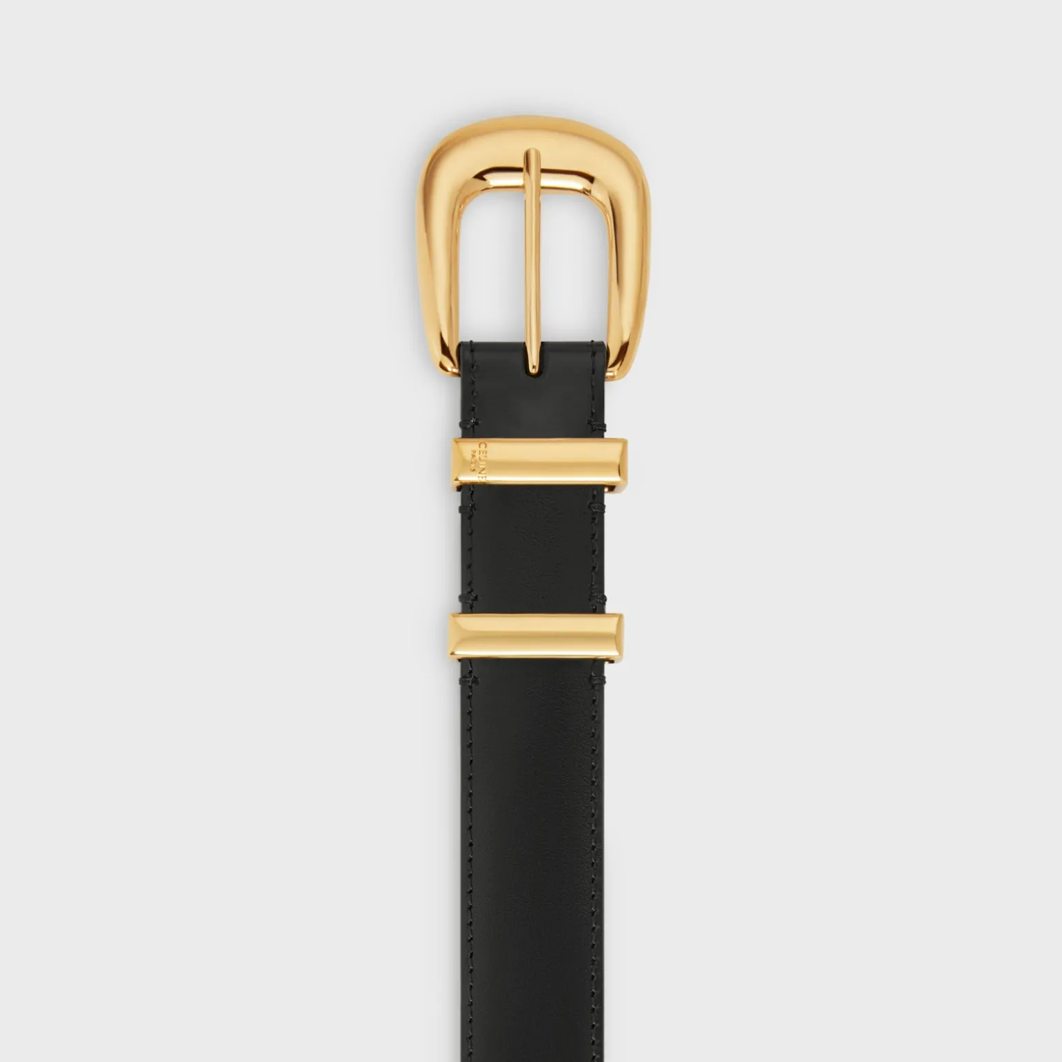 MEDIUM WESTERN BELT in Taurillon Leather