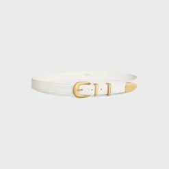 MEDIUM WESTERN BELT in Taurillon Leather
