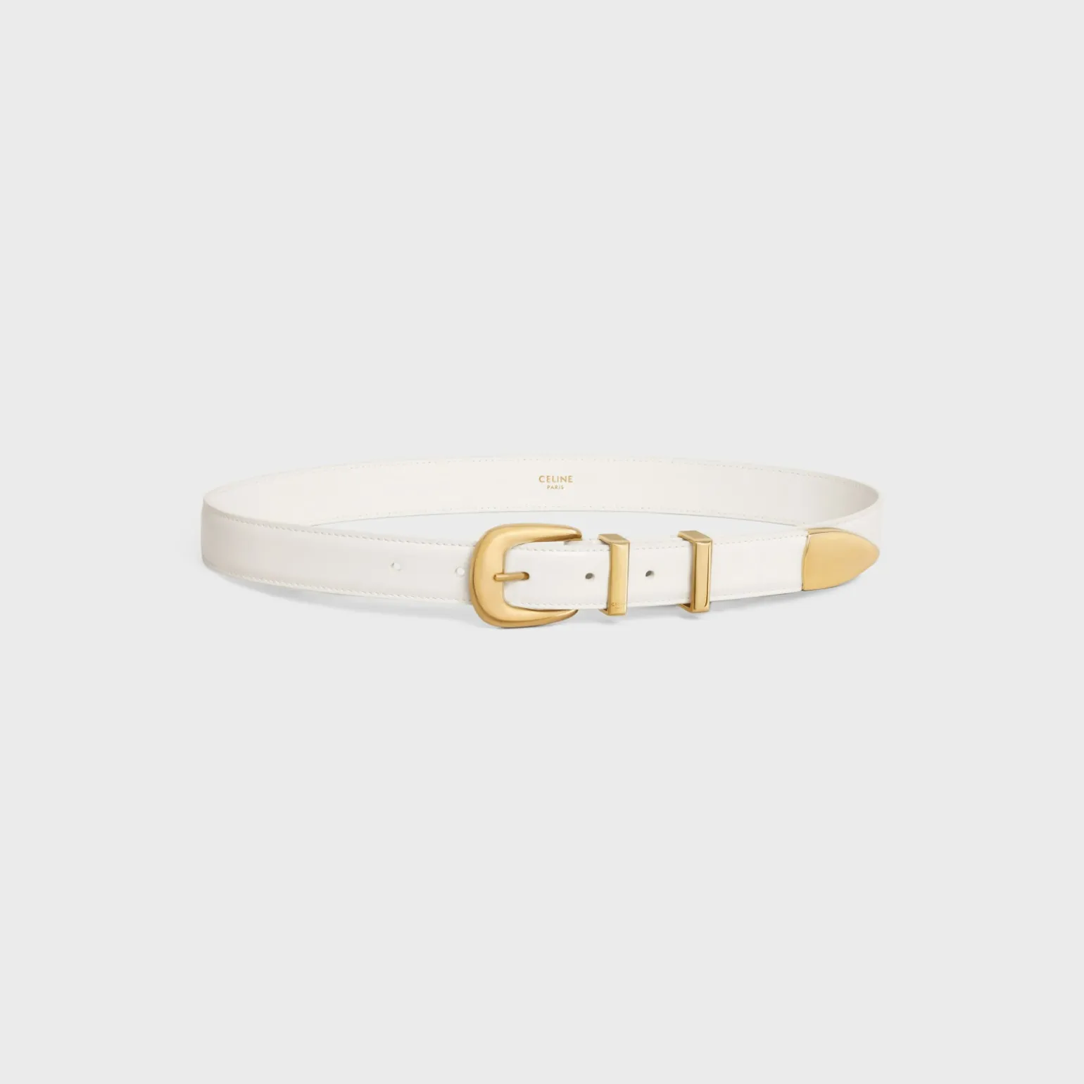 MEDIUM WESTERN BELT in Taurillon Leather