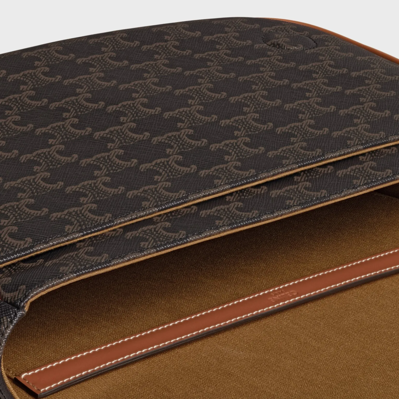 Messenger Folco in Triomphe Canvas with Celine print