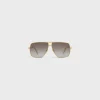 Metal Frame 25 Sunglasses in Metal with Polarized Lenses