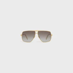 Metal Frame 25 Sunglasses in Metal with Polarized Lenses