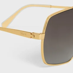 Metal Frame 25 Sunglasses in Metal with Polarized Lenses