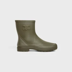 MID CELINE RAIN BOOTS in Natural Rubber