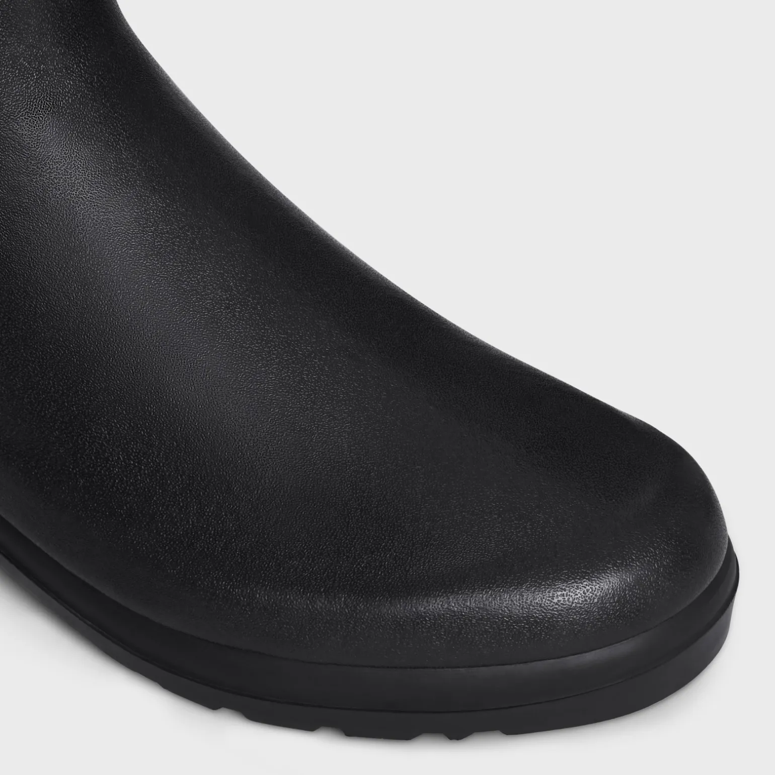 MID CELINE RAIN BOOTS in Natural Rubber