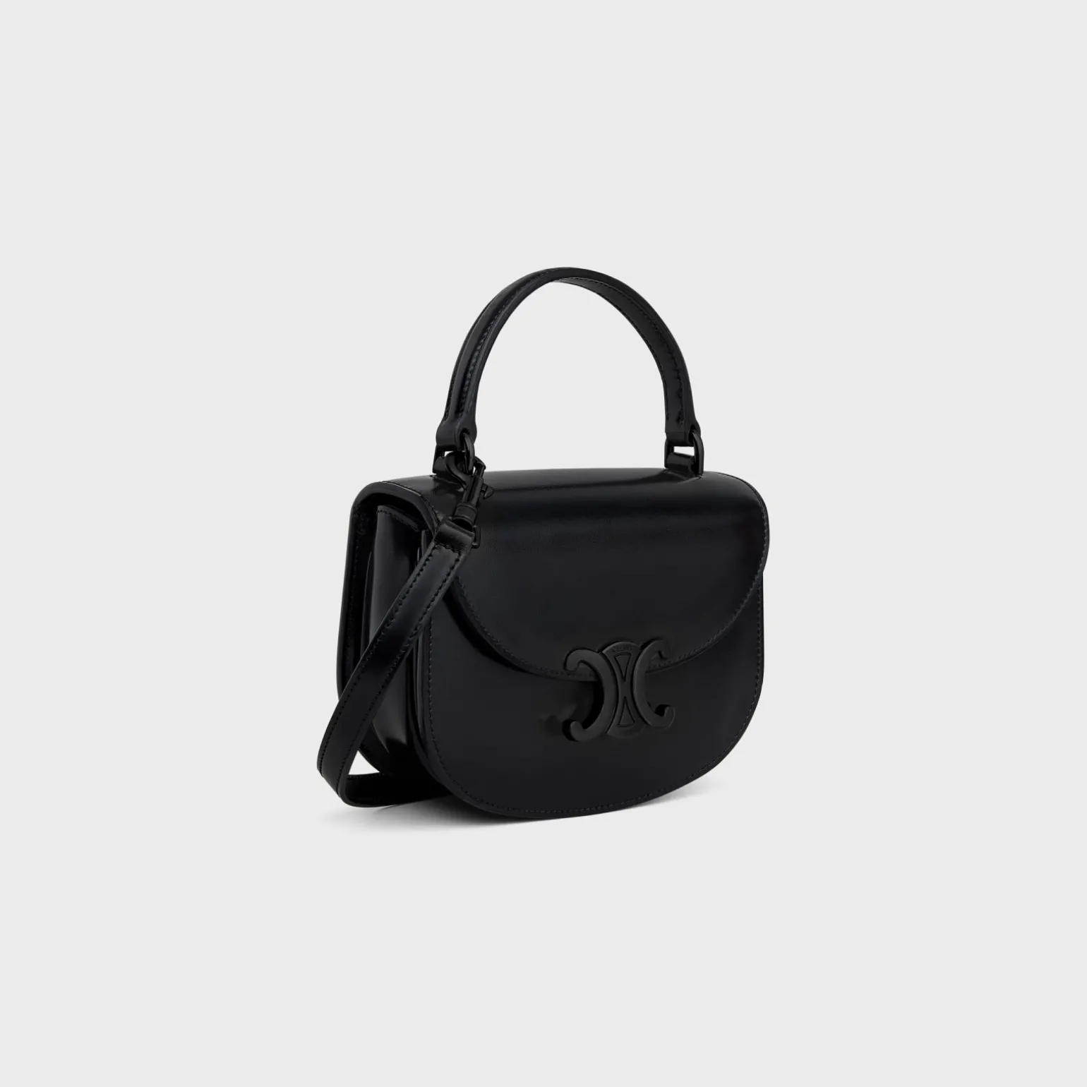 MINI BESACE CLEA in Shiny Calfskin