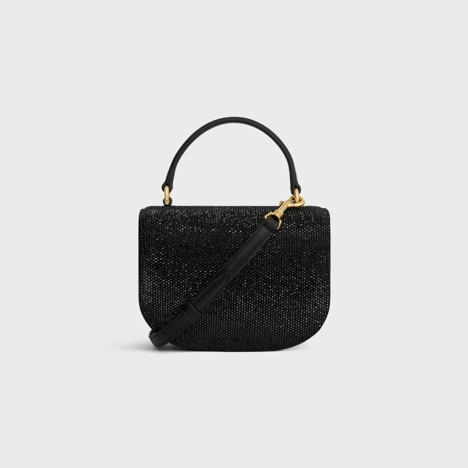 MINI BESACE CLEA in SUEDE CALFSKIN WITH STRASS