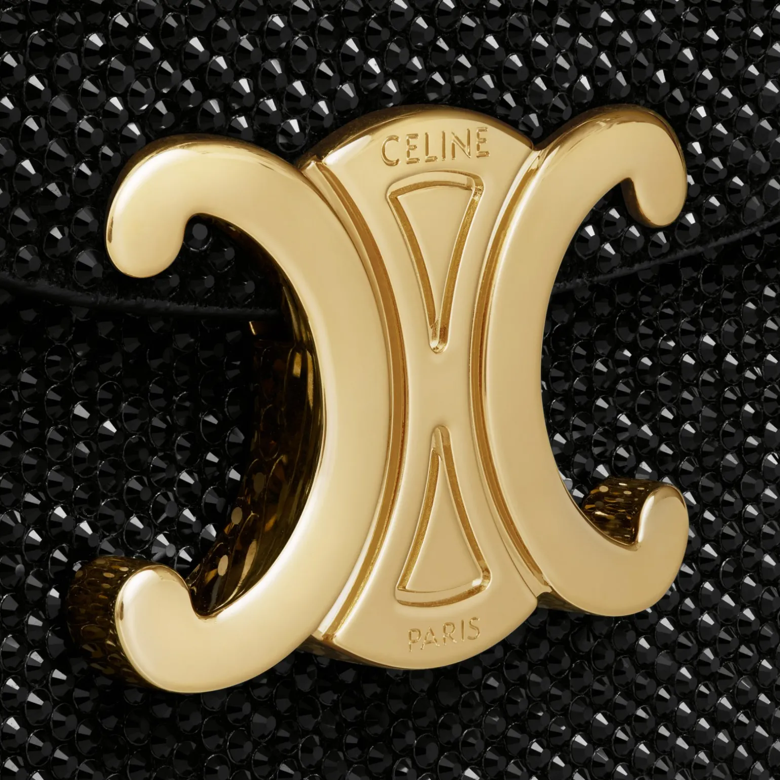 MINI BESACE CLEA in SUEDE CALFSKIN WITH STRASS