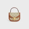 MINI BESACE CLEA in TRIOMPHE CANVAS AND CALFSKIN