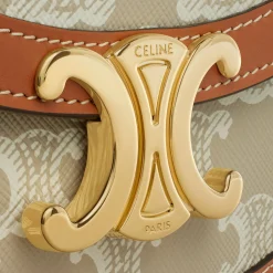 MINI BESACE CLEA in TRIOMPHE CANVAS AND CALFSKIN