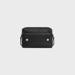 MINI CAMERA BAG in CALFSKIN TRIOMPHE EMBOSSED