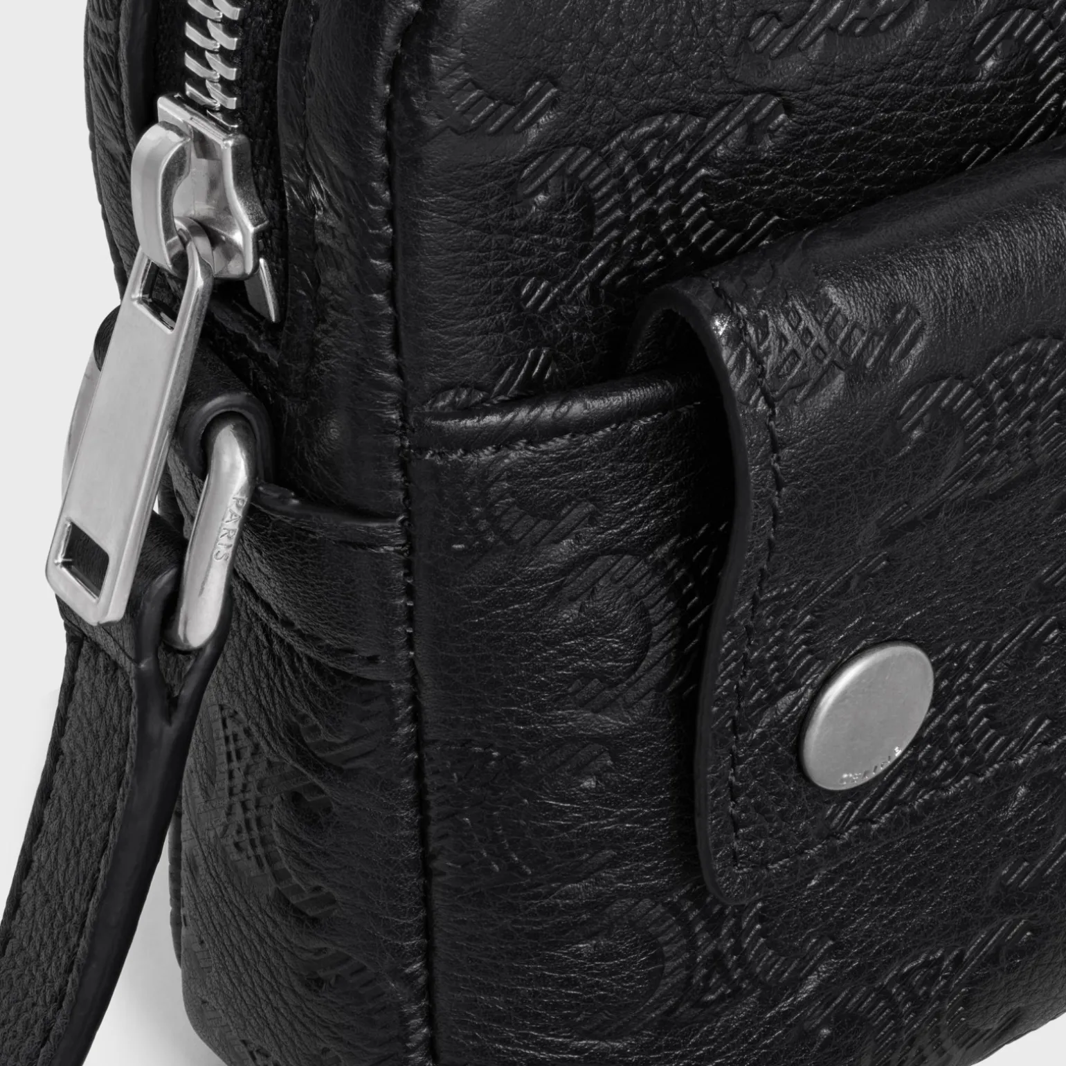MINI CAMERA BAG in CALFSKIN TRIOMPHE EMBOSSED