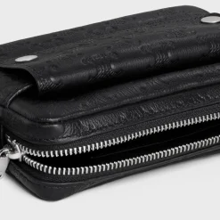 MINI CAMERA BAG in CALFSKIN TRIOMPHE EMBOSSED