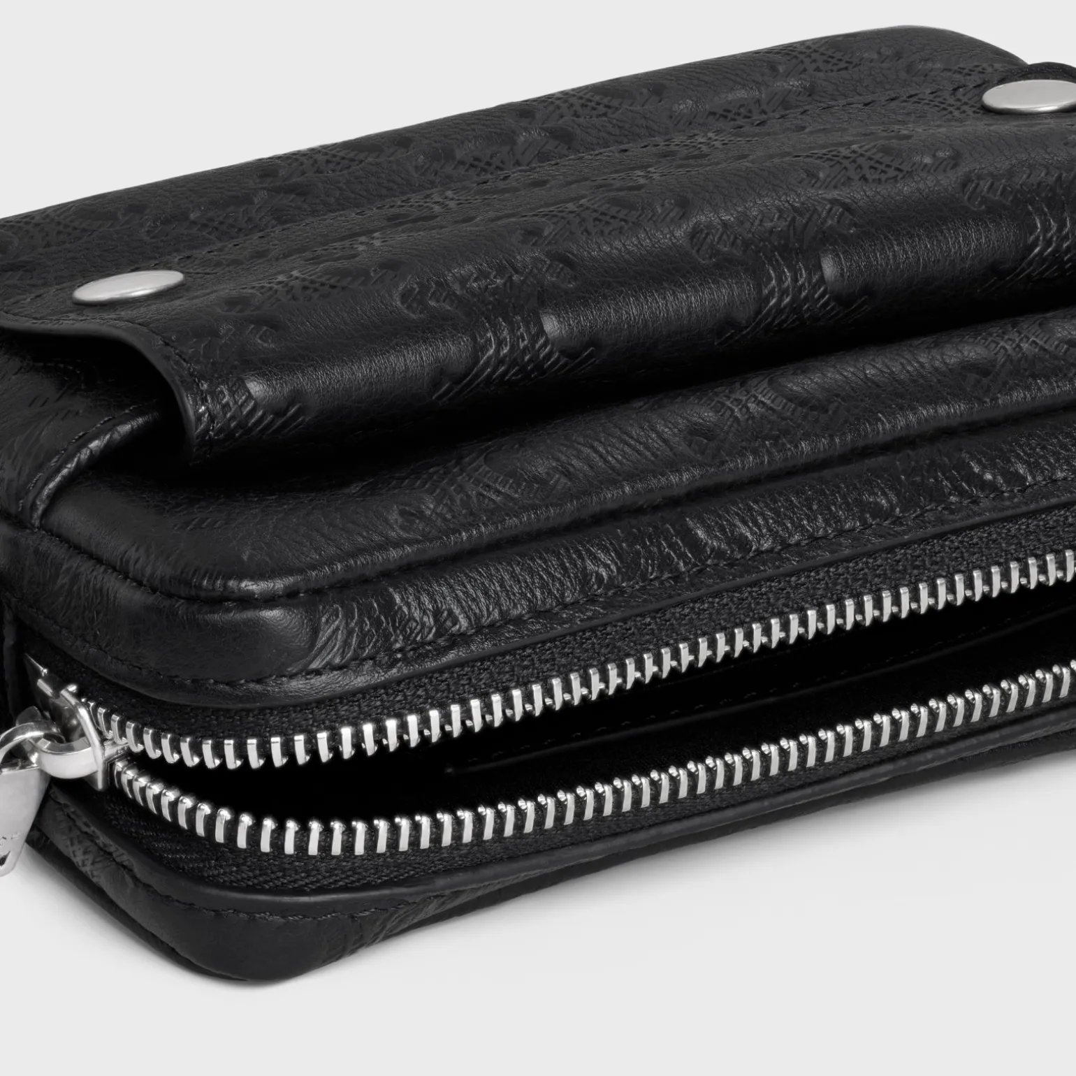 MINI CAMERA BAG in CALFSKIN TRIOMPHE EMBOSSED