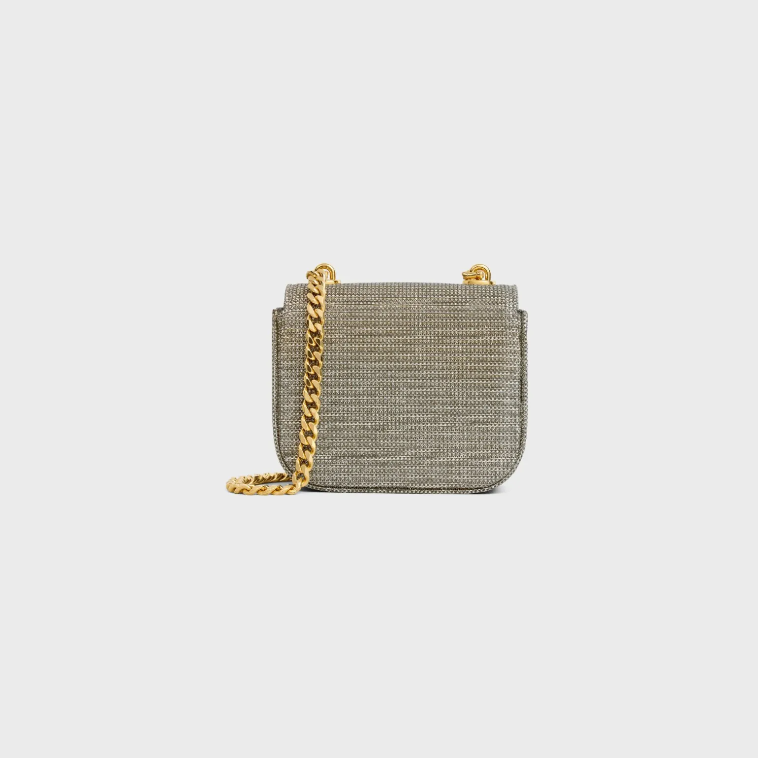 MINI CHAIN CLAUDE in GLITTER TEXTILE