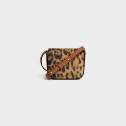MINI CLAUDE in CELINE CANVAS WITH LEOPARD PRINT