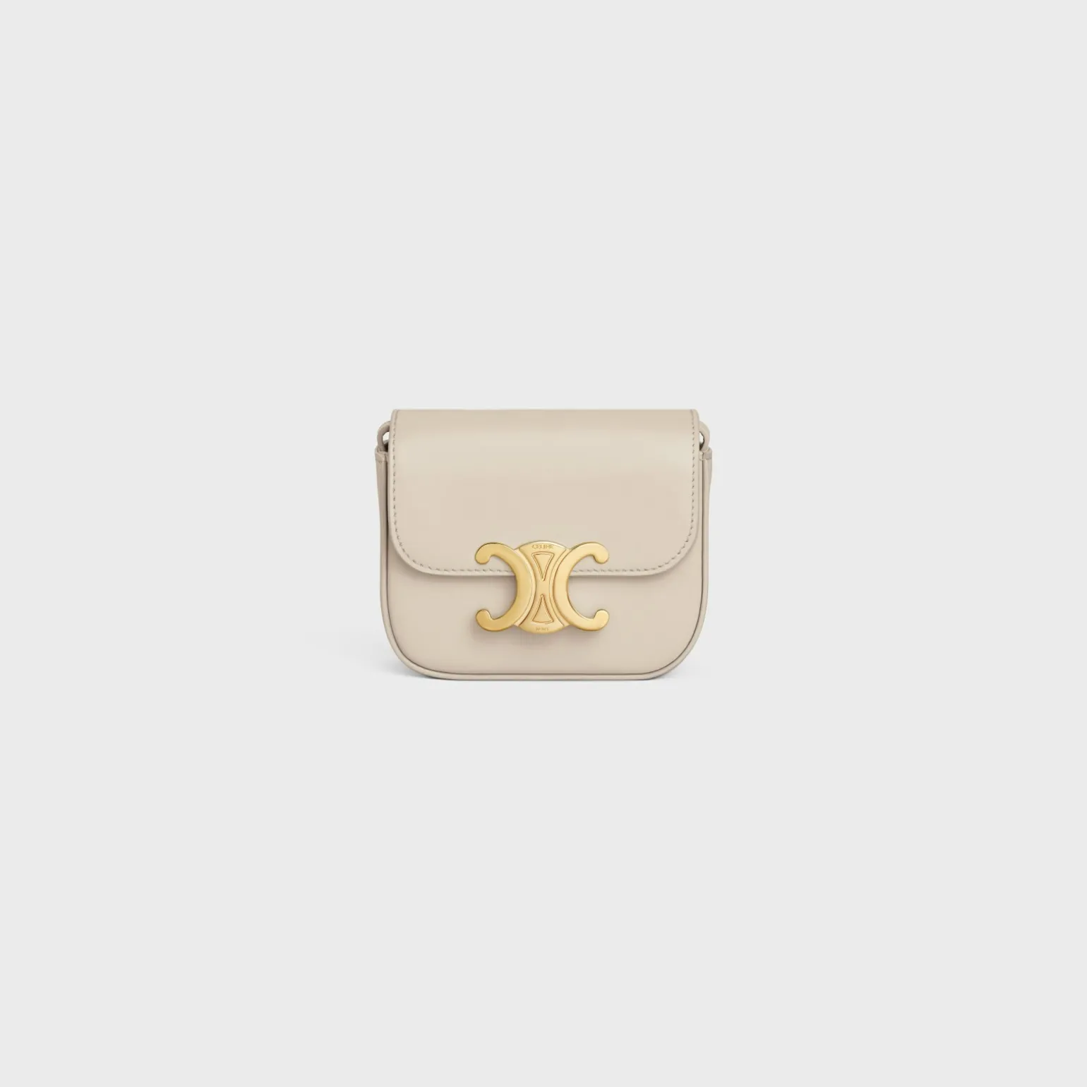 MINI CLAUDE in Shiny calfskin