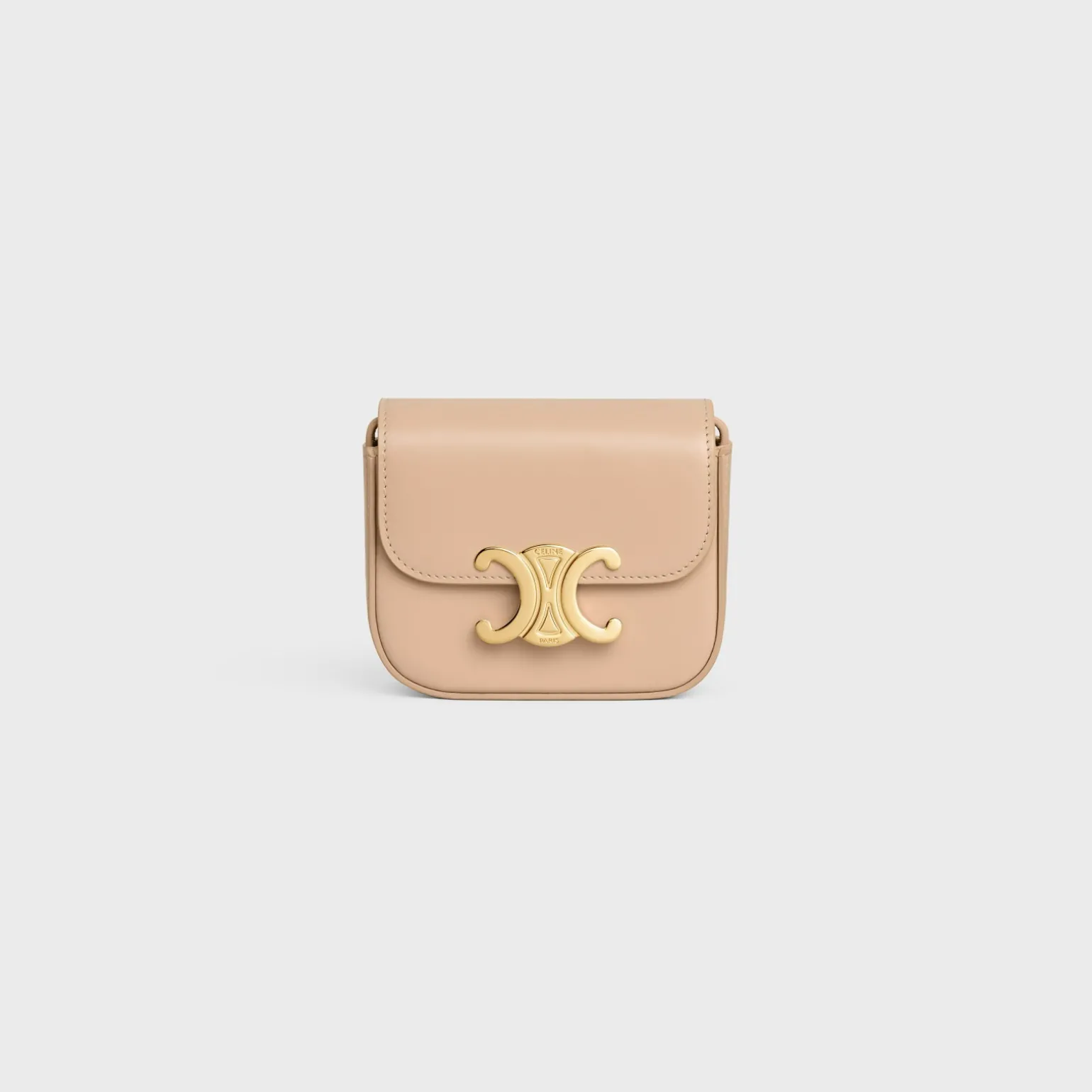 MINI CLAUDE in Shiny calfskin