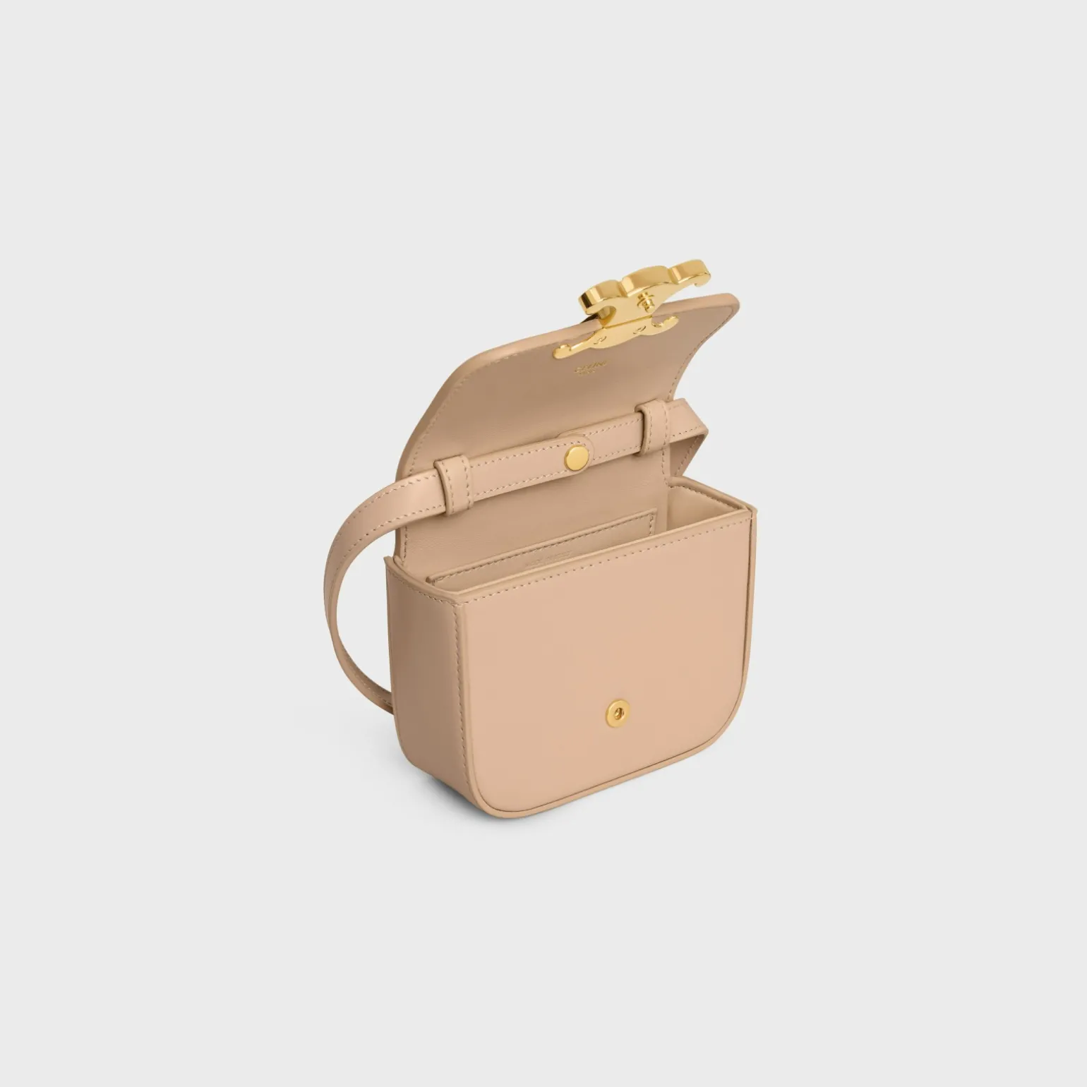 MINI CLAUDE in Shiny calfskin
