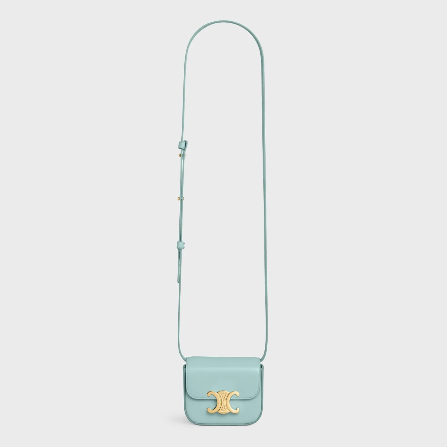 MINI CLAUDE in Shiny calfskin