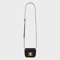 MINI CLAUDE in Shiny calfskin