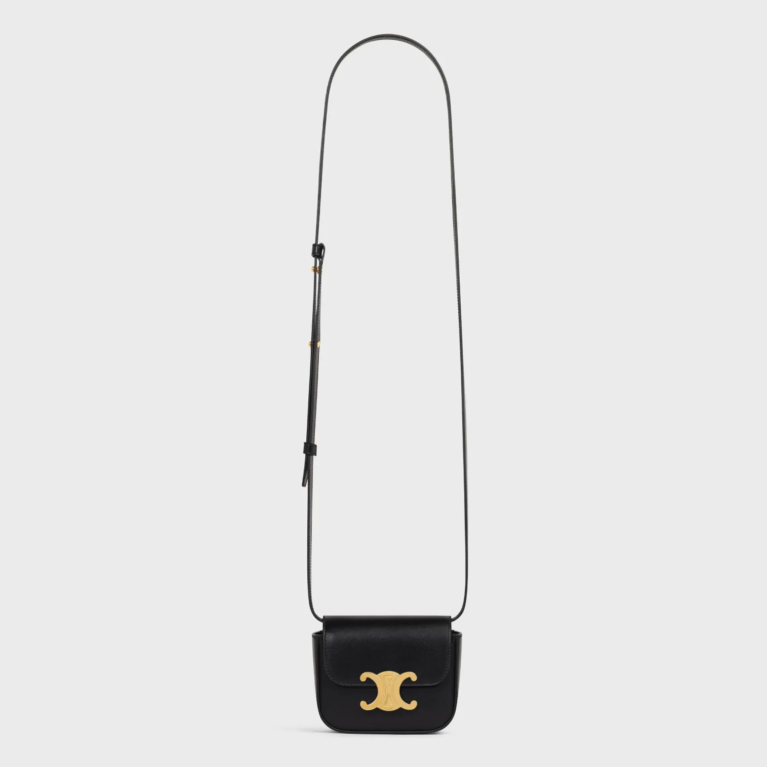 MINI CLAUDE in Shiny calfskin