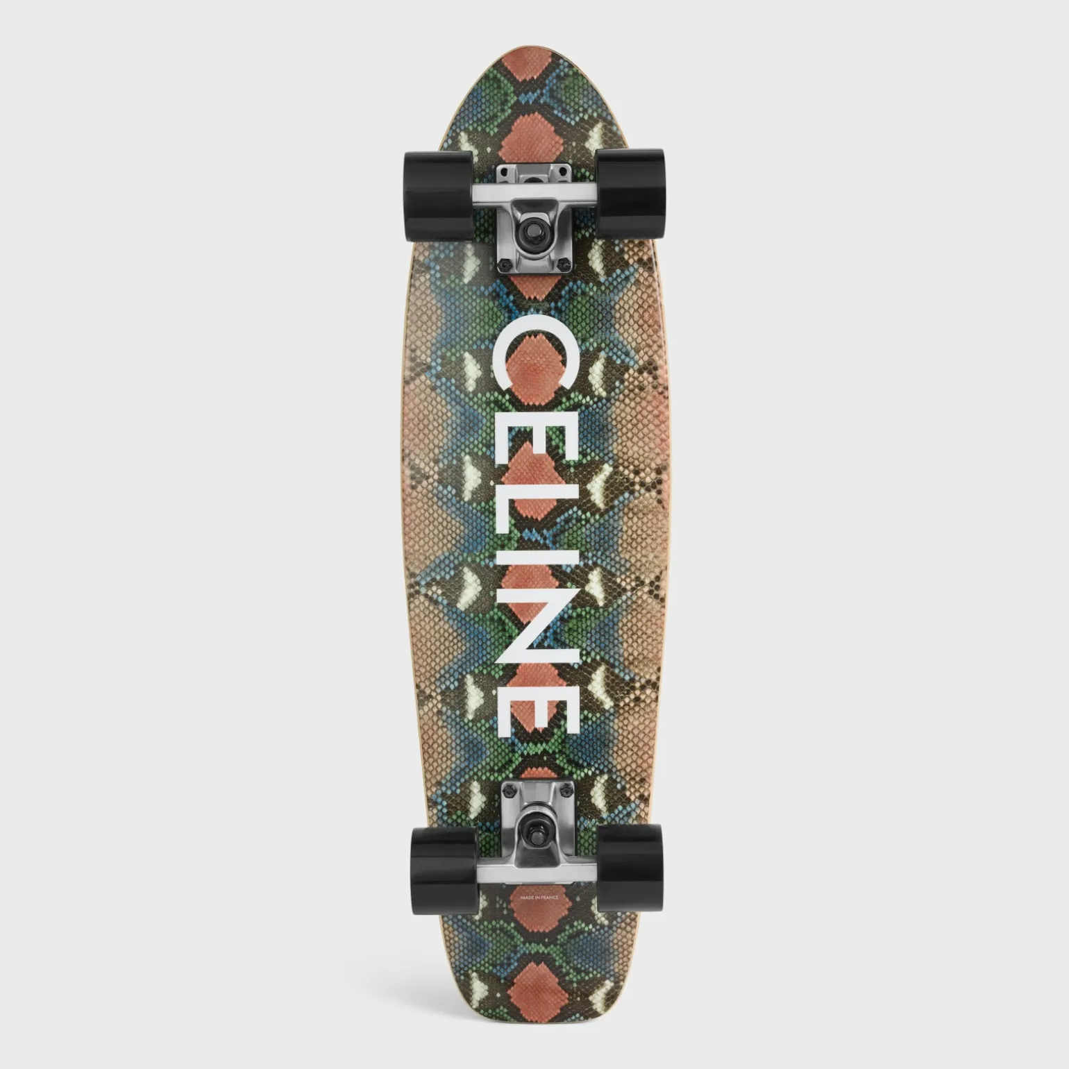 MINI CRUISER in Wood with Python and Celine print