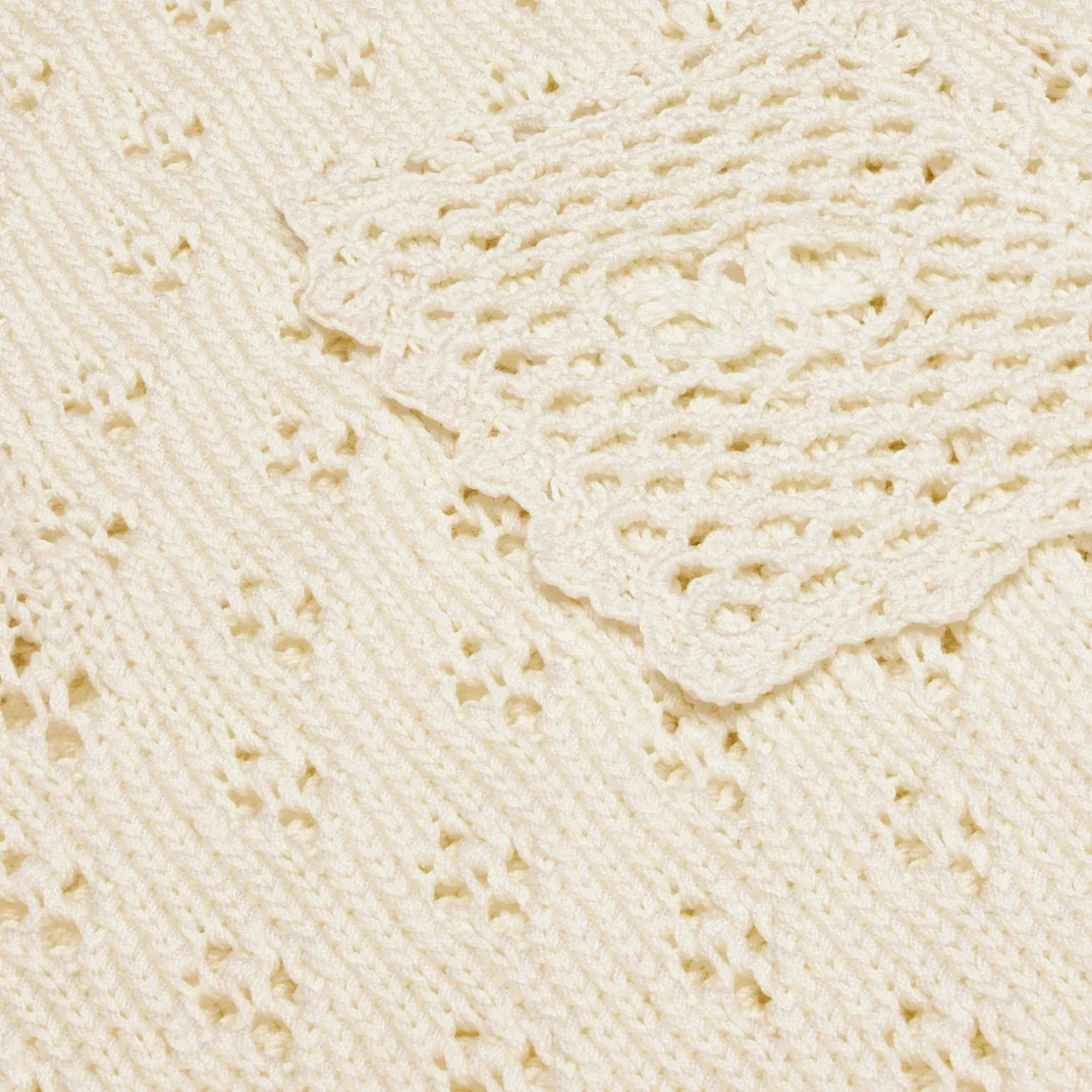 mini dress in pointelle cotton