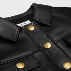 mini dress in soft lambskin