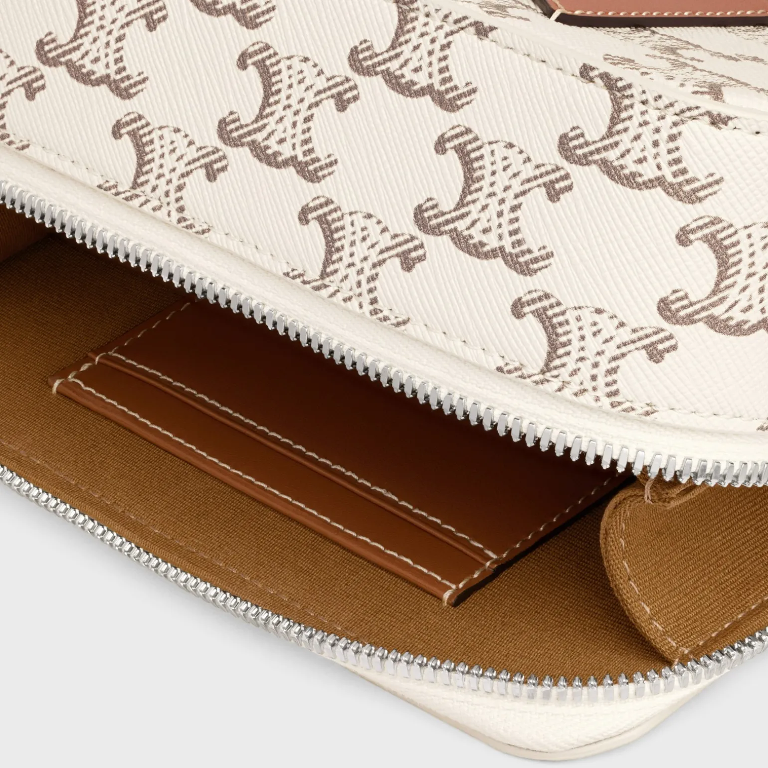 MINI MESSENGER BOX in Triomphe Canvas and Calfskin