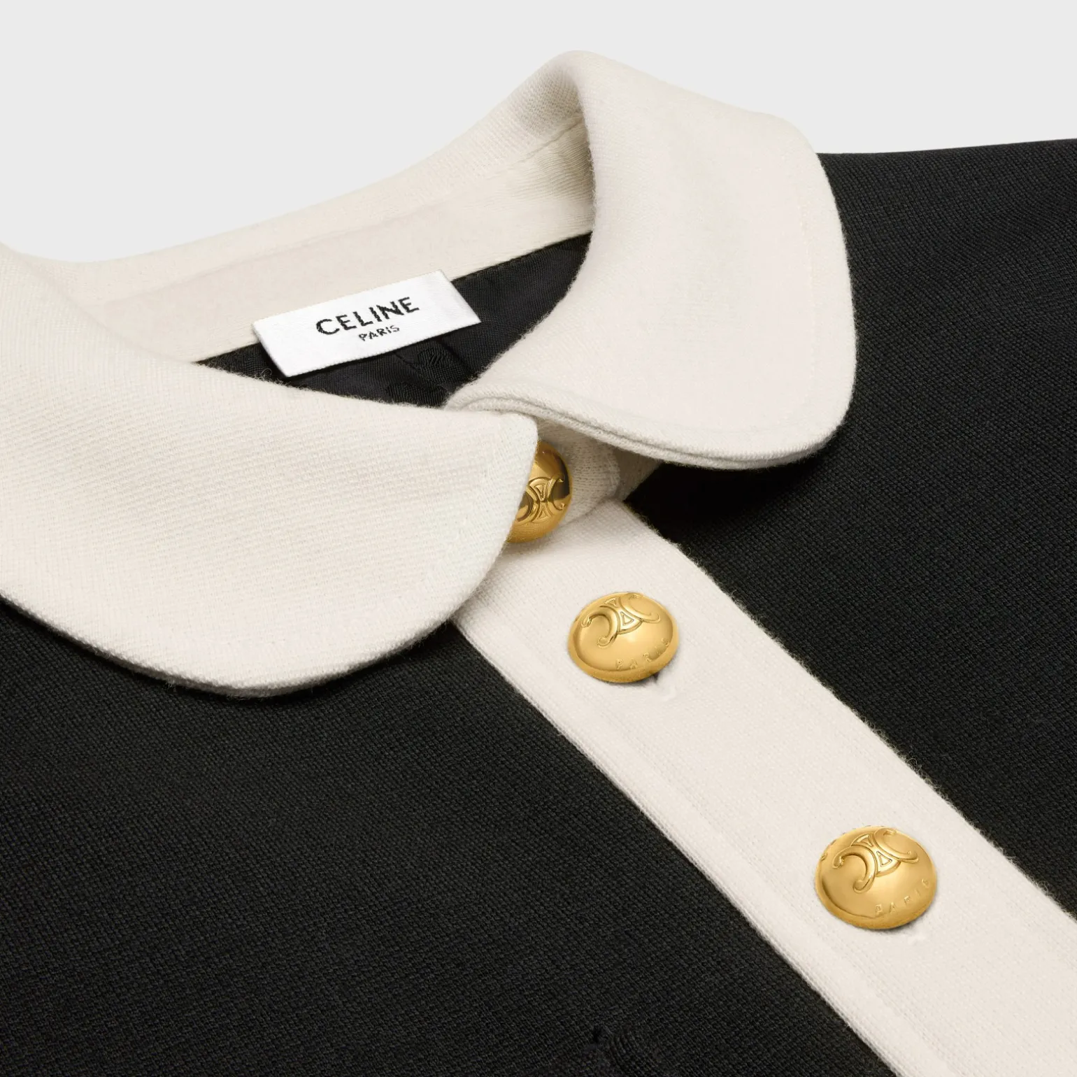 mini trapeze dress in wool jersey