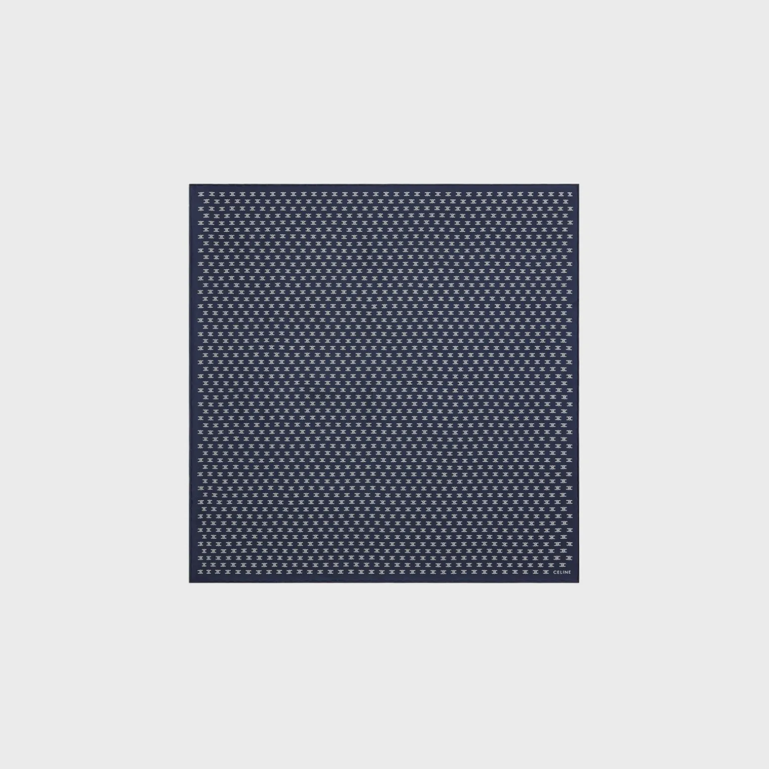 mini triomphe bandana in silk twill