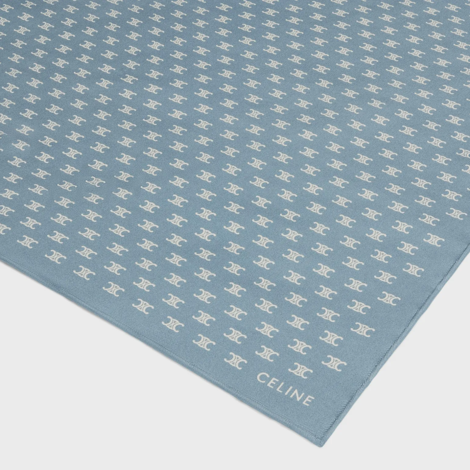 mini Triomphe bandana in silk twill