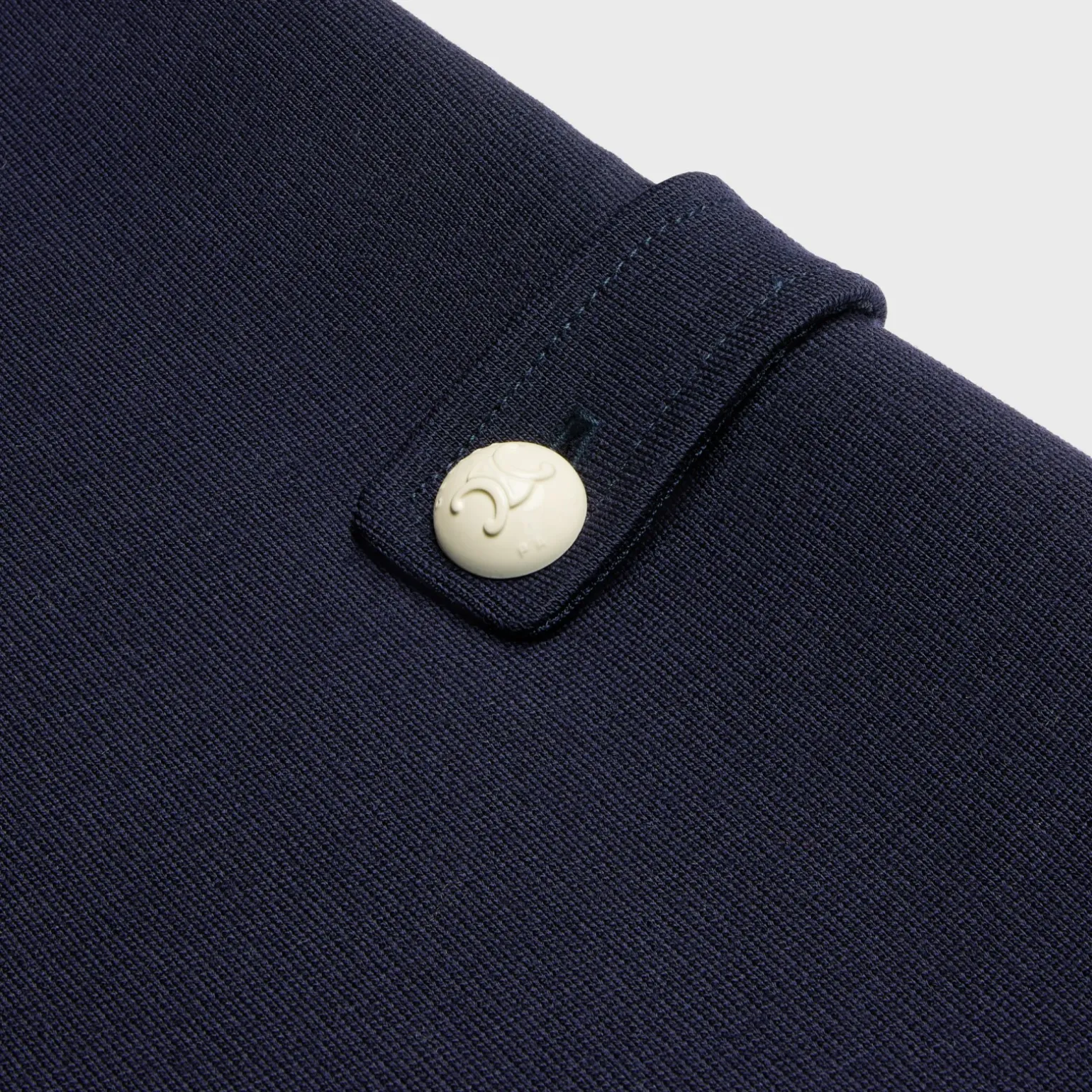 mini Triomphe dress in wool jersey